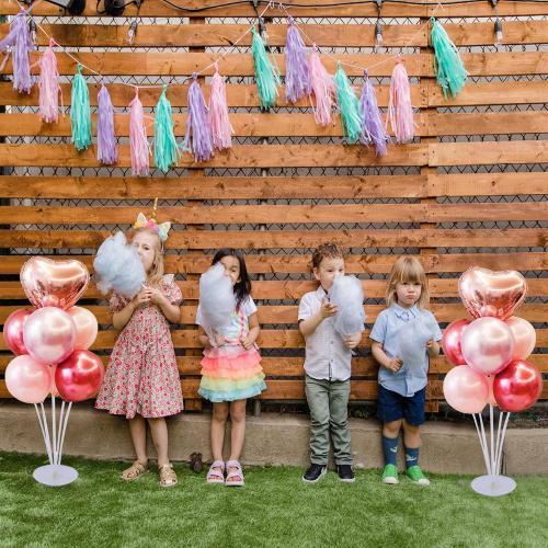 10 Sets Balloon Stand Kits, Balloon Sticks Holder with Base for Table Centerpiece Graduation Birthday Baby Shower Party Decorations
