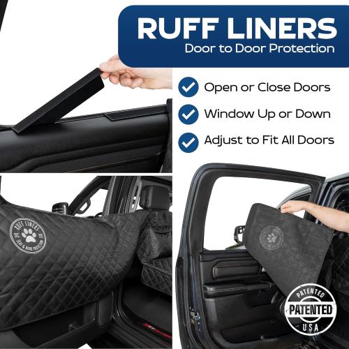 Back Seat Extender for Dogs, Medium 2025 Version – Have More Room for Your Pup – Waterproof, Door Protection, Machine-Washable & Holds Up to 400 lbs – Hard Bottom Car Seat Cover for Dogs
