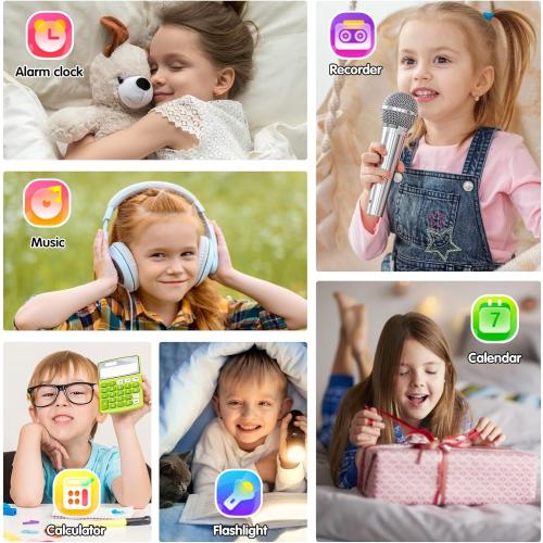 Kids Smart Game Watch with 39 Games HD Touch Screen Video Camera Music Player Pedometer Flashlight Alarm Clock 12/24 hr, Gifts for 5-12 Year Olds Boys