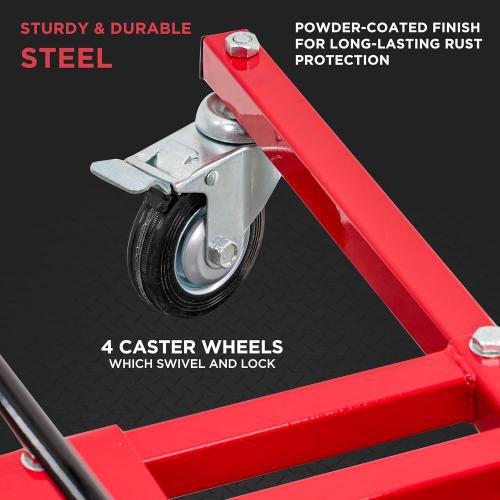 TCP Global Auto Panel Tree Paint Stand Holder with Adjustable Center Post - Hook Levers Securely Hang Automotive Panels, Doors, Fenders, Bumpers, Car Parts - Auto Body Shop Painting, Save Time & Labor