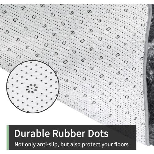 Sour Lemon 8x10 Area Rugs for Bedroom, Living Room Fluffy Rug, Large Area Rug Shag Shaggy Carpet Soft Plush Furry Bedside Rugs, Machine Washable Area Rugs for Kids Girls Boys Home Decor Anti Slip