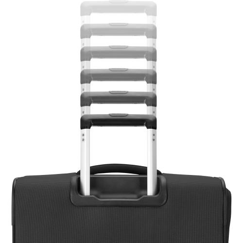 Samsonite Carry-On Soft-Sided Expandable 21-Inch Element Suitcase: Airline Approved for Most Major Airlines, Durable, 360° Spinner Wheels, Adjustable Handle, 2 Front & Side Pocket- Black