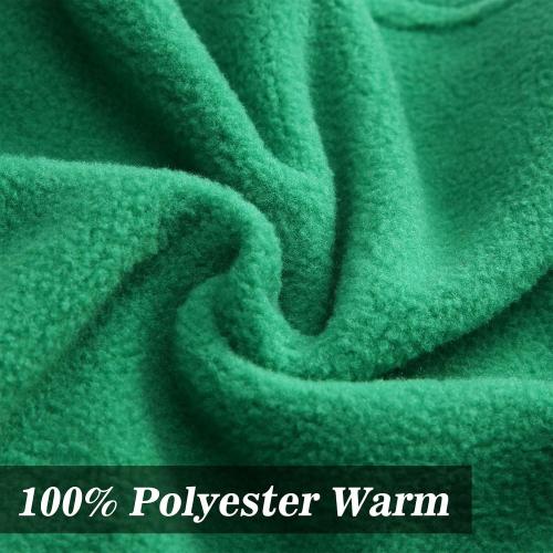 SATINIOR 4 Pieces Stretch Fleece Dog Sweater Polyester Warmer Vest Pullover Jacket with D-Ring Leash Cold Weather Coat Hoodie for Small and Medium Dogs(S,Gray, Green, Purple, Blue)