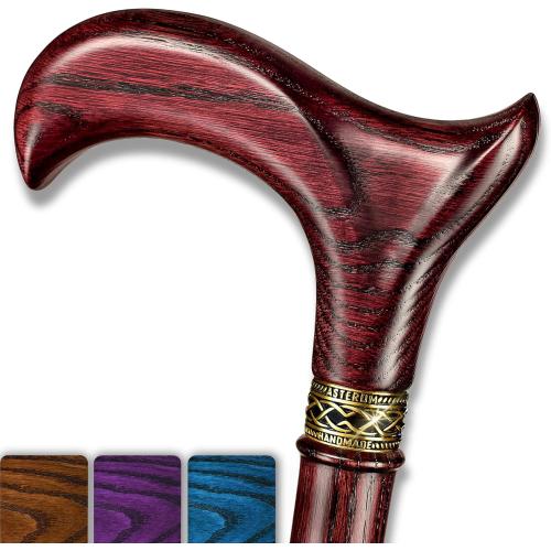Asterom Handcrafted Walking Cane - Ergonomic, Wooden - Canes for Men - Walking Sticks for Seniors, Unique, Wood