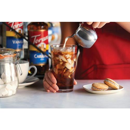 Torani Sugar Free Syrup, Vanilla, 12.7 FL. OZ. Ounce 375 ML PET BOTTLES (Pack of 4)