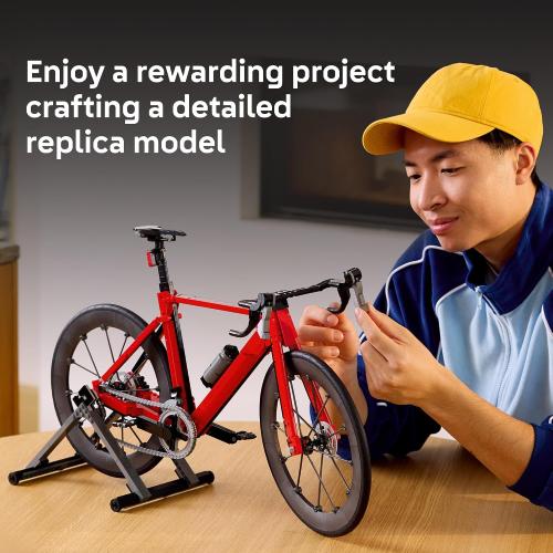 LEGO Icons Road Bike - Building Set for Adults, Ages 18  - Model Racing Bike with Realistic Details - Home Office or Desk Decor - Gift for Birthdays - 11380