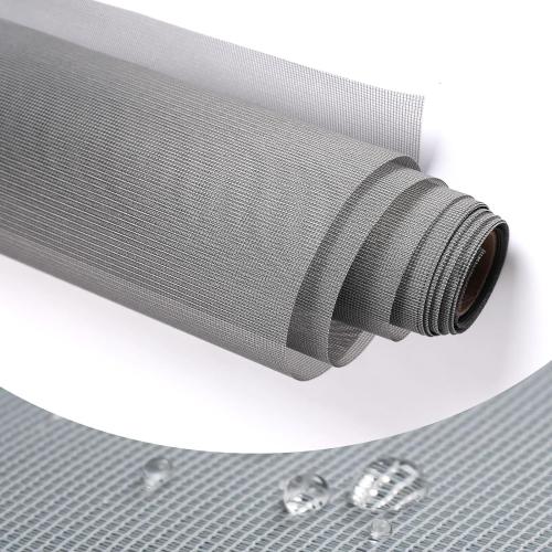 High Density dustproof and Pollen Proof net Window Screen mesh roll Used to Replace Screen Windows and Doors (Grey high-Density mesh,787''×57''(2000×145cm)
