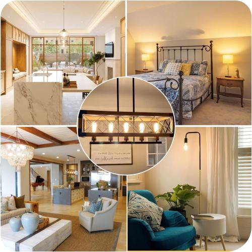 11 ST64 Large Vintage LED Edison Bulbs, 60W Equivalent 7W, 800Lumens, Dimmable Antique LED Filament, 2700K Warm White, E26 Medium Base Light Bulbs High Brightness Clear Glass for Bedroom Office