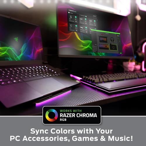 Monster Smart RGB IC LED Strip Lights 50ft – Sound Reactive Strip Lights for Bedroom, App & Voice Control, RGB Light Strip for Room, Alexa Google Home, Razer Chroma Sync - 270 RGB IC LED Lights