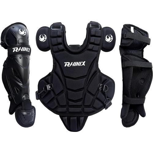 PHINIX 12 Catcher Chest Protector and Leg Guards Recommended for Ages 6-9