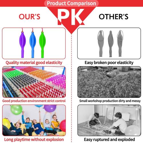 30Pcs Punch Balloons, Thickened Neon Punching Balloon Heavy Duty Party Favors for Kids with Rubber Band Handle, Bouncy Balls for Birthday Weddings Goodie Bag Stuffer Supply