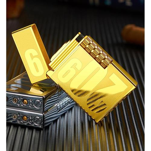 Jet Torch Butane Lighters - Kitchen and Match Gas lighters as Gifts for Men (Free of Butane Gas) (Sliver)