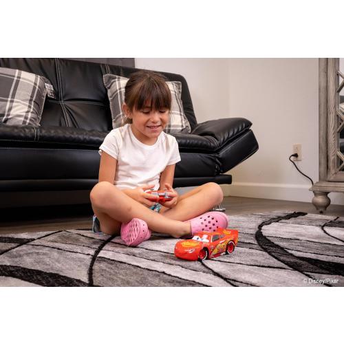 2 pack Jada Toys Pixar Cars 1:24 Lightning McQueen RC Remote Control Car 2.4 GHz Red Toys for Kids
