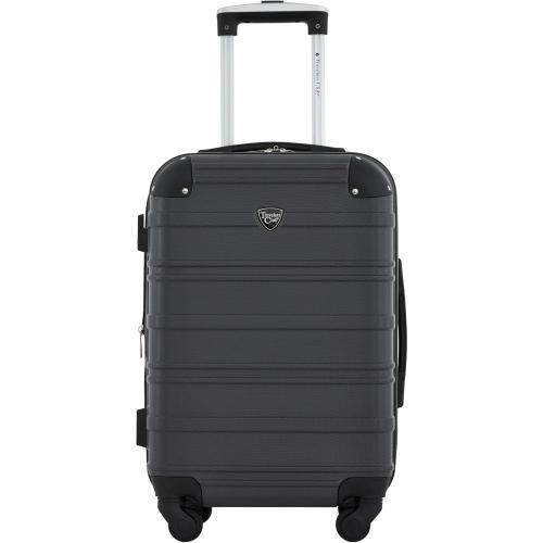 Travelers Club Phoenix Luggage, Blackened Pearl, 22-Inch Carry-On