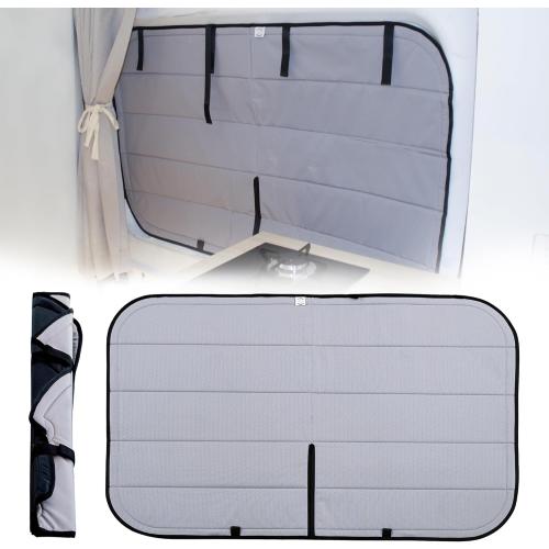 Living in a Bubble Insulated Blackout Sliding Door Window Cover for Ford Transit 2015-Current. Van Life Essentials & Camper Accessories