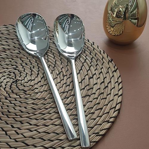 Extra-Large Serving Spoon,12 Inch Premium Food-Grade  Stainless Steel,Heavy-Duty Buffet Spoon