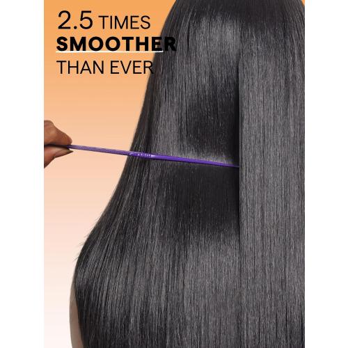 GORGIUS Layered Wigs with Bangs Ready to Go Straight Wig with Bangs 22 Inch Put On Go Black Bang Wigs Crafted with Style-Archive Synthetic Fiber Natural Pre-Plucked Hairline