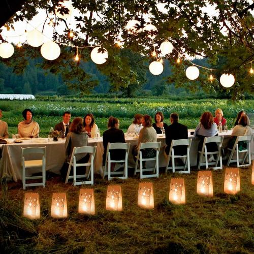 Ranslen 70PCS White Luminary Bags Fireworks Cutout Flame Resistant Halloween Candle Bags Paper Lantern Bags for Christmas Weddings Birthday Party Thanksgiving Decoration Use with Tealights