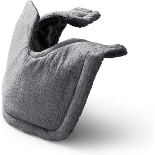 Sunbeam Heating Pad for Neck and Shoulder Pain Relief with Auto Shut Off and Moist Heating Option 22 x 14 Grey