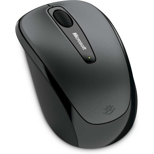 Microsoft Wireless Mobile Mouse 3500 - Loch Ness Gray. Comfortable design, Right/Left Hand Use, Wireless, USB 2.0 with Nano transceiver for PC/Laptop/Desktop, works with for Mac/Windows Computers