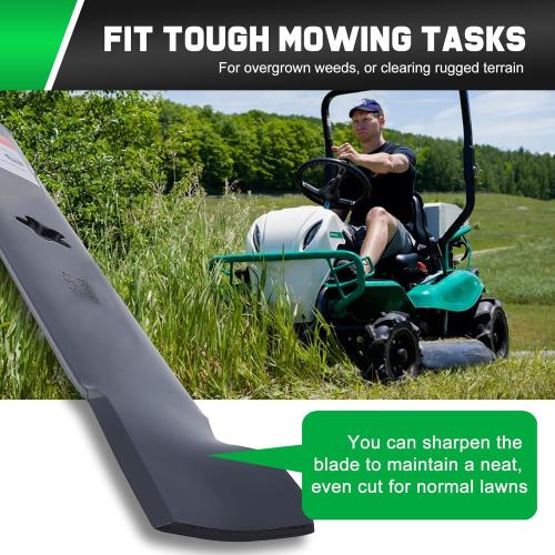 42 Inch Mower Blades for Craftsman LT1000 LT2000 T110 YT3000 138971 532138971 Poulan Pro 42 Deck Riding Mower Lawn Tractor PP19A42 Husqvarna YTH18542 (5 Point Star)