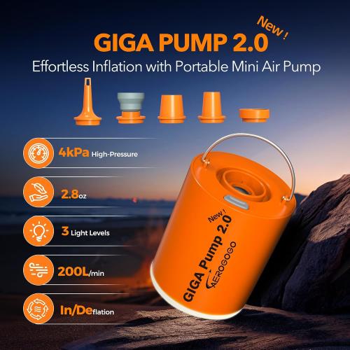 2.0 Electric Portable Air Pump 1300mah Battery Rechargeable Pump Ultra-Mini Inflator/Deflator Pump for Swimming Rings air Mattress Bed Pool Toy