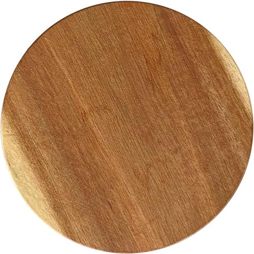 Acacia Wood Drink Coasters with Holder, Two Sets of 8 Pieces Coasters 3.72 Inch Round Wood Coasters for Cup,Dad Gifts,Tabletop Protection