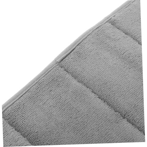 U Shaped Memory Foam Toilet Floor Mat Non Slip Bathroom Rug Pad with Soft Cushioning Skid Contour Bath Mat for Safe and Comfortable Use