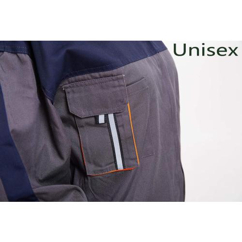 Size S..Men's Work Coveralls Multi Pockets Garage Work Jumpsuit Zip Coverall One Piece Workwear Mechanic Overalls