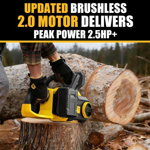 16 40V Brushless Cordless Chainsaw for DeWALT 20V MAX (Bare Tool)
