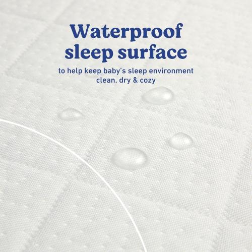Graco Premium Crib Mattress & Protector Value Bundle– Includes GREENGUARD Gold Certified Crib & Toddler Mattress, GREENGUARD Gold Certified Waterproof Protector