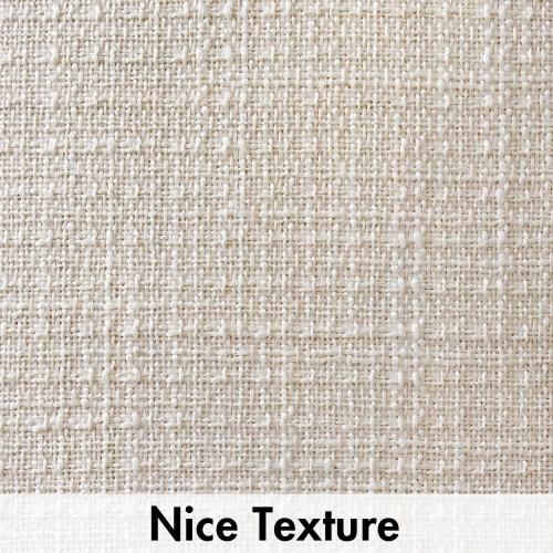 MIULEE Burlap Linen Throw Pillow Covers 18x18 Inch Set of 2 Cream White | Decorative Pillows Modern Farmhouse Pillowcases, Soft Accent Cushion Covers, Home Decor for Couch Sofa Bedroom Livingroom