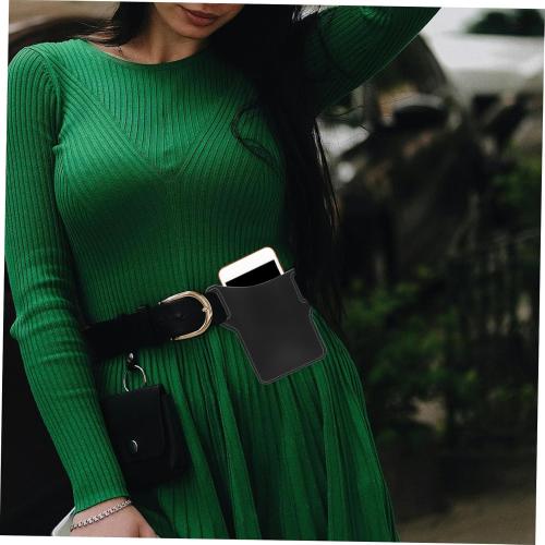 Phone Waist Pouch Stylish Belt Carrier for Phones Versatile Storage for Keys Wallet Shock Absorption Hands Convenience for Outdoor