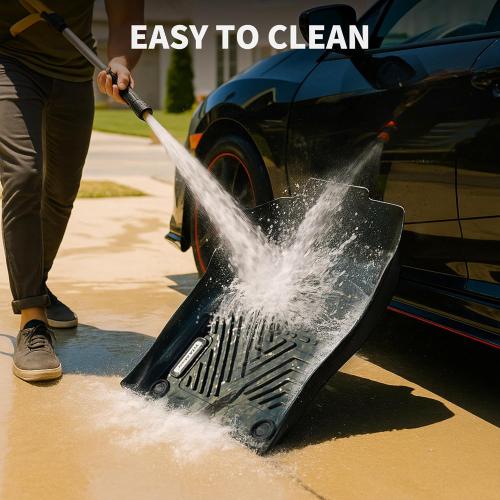 YITAMOTOR Floor Mats for 2019-2026 Chevrolet Silverado/GMC Sierra 1500 & 2020-2026 Chevy Silverado/GMC Sierra 2500HD/3500HD Crew Cab With Underseat Storage Box Bucket Seat, 1st & 2nd Row, Black