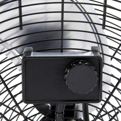 Amazon Basics 20 High Velocity Industrial Fan, Floor Fan, with 3 Speeds, Tilt Hea tod, ETL-Listed Safety Compliance, Metal Housing/Blades, Ideal for Industrial/Commercial Space/Garage/Gym, 125W, Black