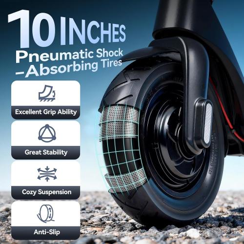 Electric Scooter Adults with Removable Battery, 20 Mph Max Speed E Scooter for Adults Powerful Motor, 28 Miles Long Range Foldable Escooter, 10’’ Pneumatic Tires, Dual Brake, App, X8 Scooter
