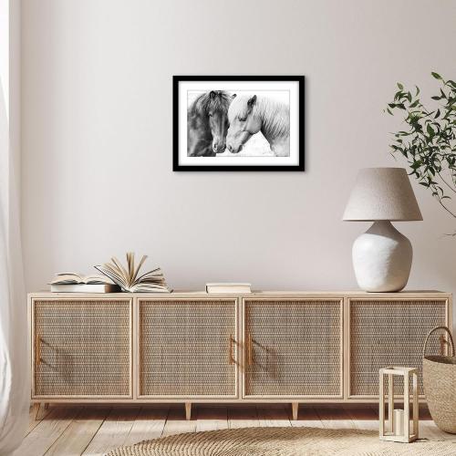 Americanflat 14x20 Picture Frame with Polished Plexiglass - Use as 11x17 Frame with Mat or Display 14x20 Photo Without Mat - Epic Collection - Wide Picture Frames for Wall Display - Black