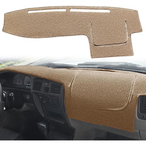Dashboard Cover Dash Cover Mat Pad Carpet Custom Fit for Toyota 4Runner 1996 1997 1998 1999 2001 2002(Beige) J84