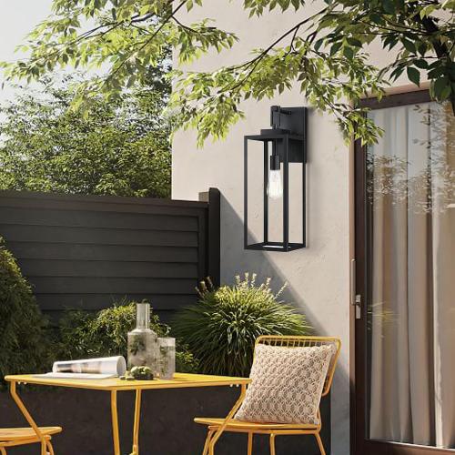 2 Pack 22 Large Size Outdoor Wall Sconce,22 Inch Outdoor Wall Lantern Light for Garage Porch Light Extra Large Exterior Light Fixture for Porch Patio