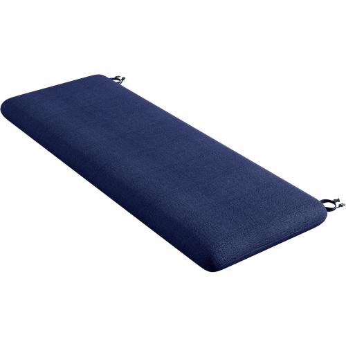 Codi Outdoor Bench Cushion for Patio Furniture 60x18x3 Inch – Linen Texture, Fade Resistant, Waterproof, Removable Cover, Comfortable High-Density Foam for Garden & Porch, Navy Blue