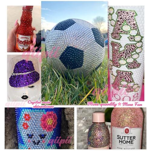 3 Boxes 5070PCS Metallic Silver Resin Flatback Rhinestones for Crafting 2mm 3mm 4mm 5mm 6mm Mine Silver Stones No-Hotfix Gems Diamonds Charms for Nails Face Eyes Makeup Tumblers Mugs DIY Crafts