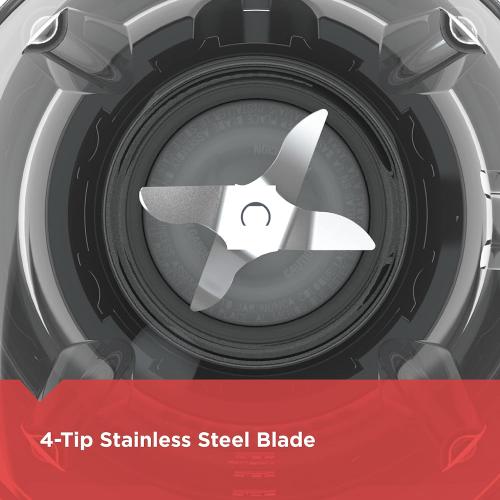 BLACK DECKER Crush Master Blender, 10-Speeds with Stainless Steel Blades, Black, BL2010BP