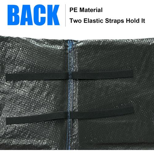LANGXUN Universal Trampoline Repalcement Safety Pad, 8ft 10ft 12ft 14ft 15ft 16ft Waterproof Surround Spring Foam Cover for Round Frame