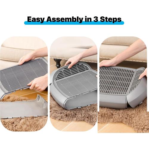 Neakasa Cat Pedal Step Stool with Filter Function, Easy to Clean Cat Litter Tray for M1 Open Top Self-Cleaning Litter Box
