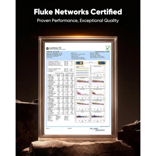 Snowkids Cat 8 Ethernet Cable 10 FT, Braided Heavy Duty High Speed Internet/LAN/Network Cable, 40Gbps 2000Mhz, Indoor and Outdoor Flat Patch Cord RJ45 Connector for Gaming, PC, Modem, Router