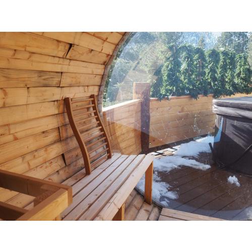 HSE Canadian Red Cedar Ergonomic S-Shape Sauna Backrest