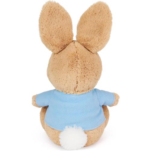 GUND Beatrix Potter Peter Rabbit Silly Pawz Plush, Easter Bunny Stuffed Animal for Ages 1 and Up, Brown/Blue, 11”