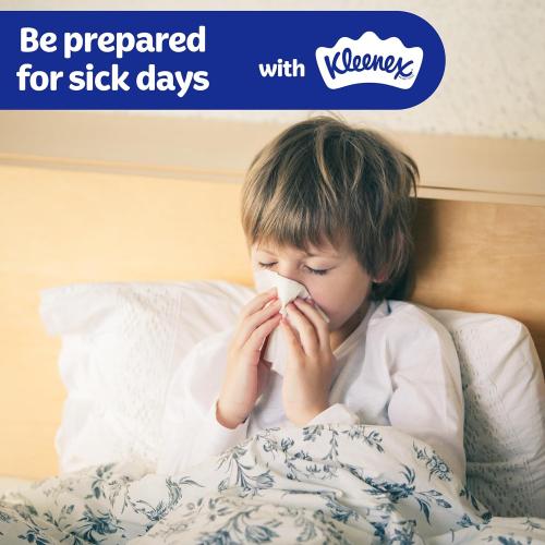 Kleenex Lotion Facial Tissues with Coconut Oil, 8 Flat Boxes, 180 Tissues Per Box, 3-Ply