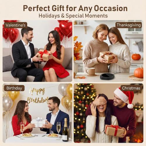 Coffee Mug Warmer, Cup Warmer for Desk with Auto Shut Off Smart Temperature Settings, Electric Beverage Tea Water Milk Heater for All Cups and Mugs, Heating Plate Candle Wax Warmer