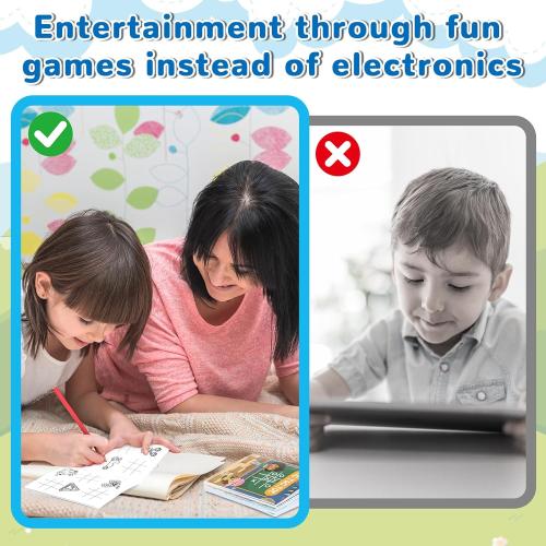 gisgfim 48 PCS Mini Activity Books Coloring Books Party Favors Bulk Challenging Game Include Mazes Dot to Dot Word Search Word Scramble for Ages 4-12 Goodie Bags Stuffers Kids Wedding Activities